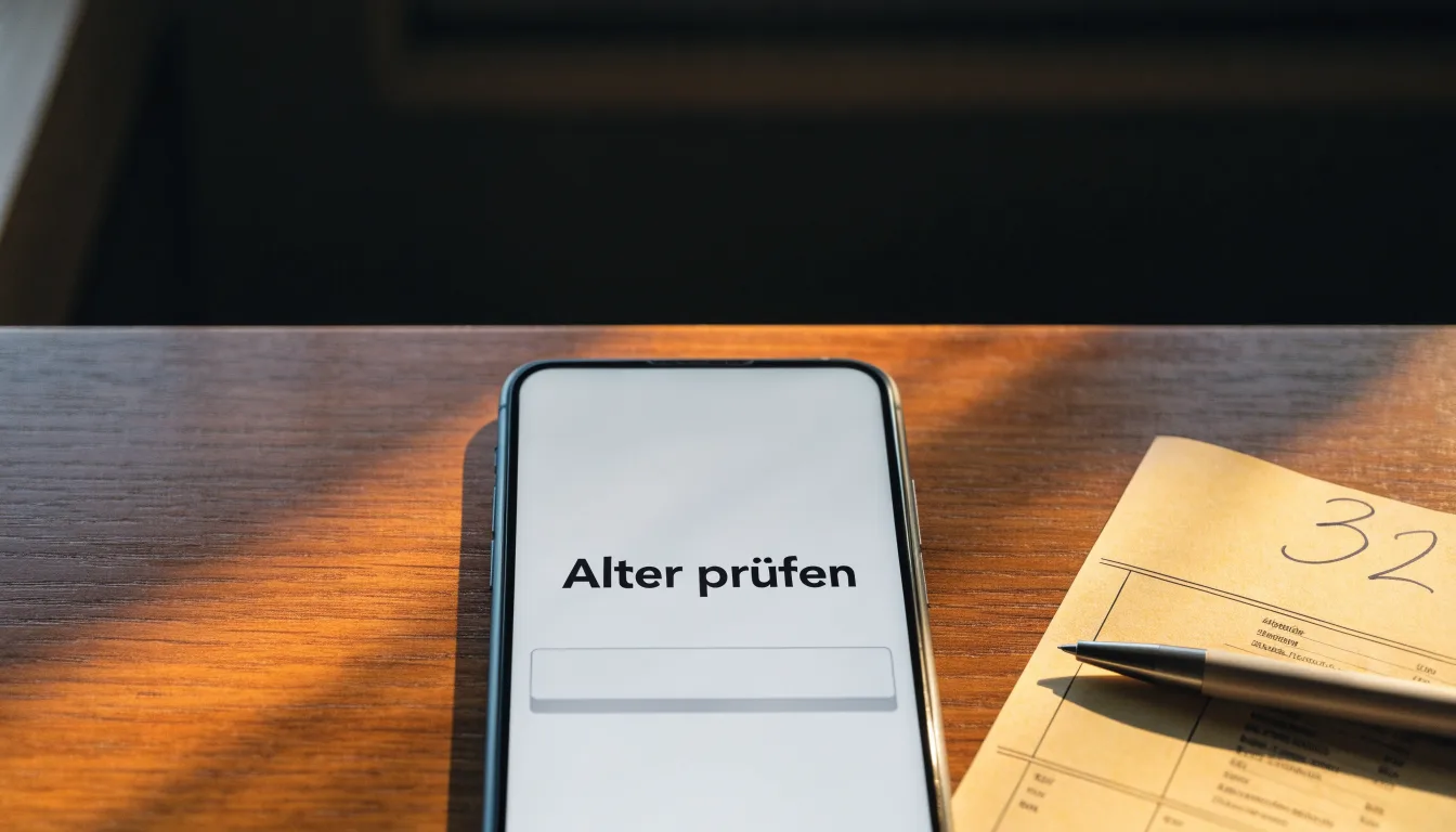 Ein Richterhammer aus Holz liegt auf einer polierten Tischplatte, daneben fällt weiches Licht aus einem Fenster.