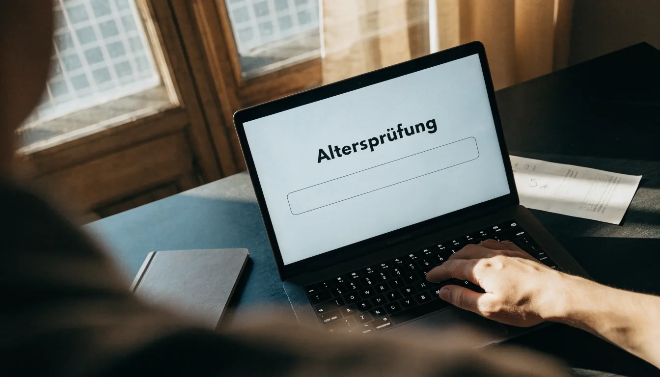 Eine Steintreppe führt zu einer schweren Eichentür in einer hellen Fassade, die Stufen liegen im Morgenschatten.